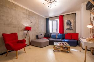 Χώρος καθιστικού στο Modern , spacious 2BR apartment in top center