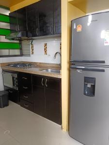 Nhà bếp/bếp nhỏ tại Apartaestudio Norte Axm