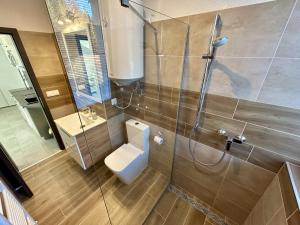 Ванна кімната в Penzion Za vodou