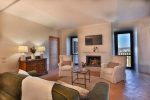 Pietra Campana Italian Villa Orvieto的休息区