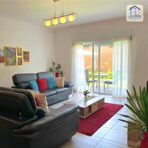 Posezení v ubytování E&D Apartments