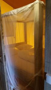 Camping les Campagnes客房内的一张或多张床位