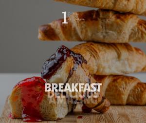 Opções de café da manhã disponíveis para hóspedes em THE ONE Grand Hotel da Póvoa - by MHMB Hospitality