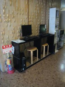 Kuchyň nebo kuchyňský kout v ubytování Asakusa Hotel Fukudaya