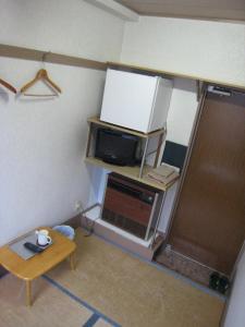 TV a/nebo společenská místnost v ubytování Asakusa Hotel Fukudaya
