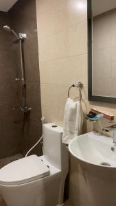 Kupatilo u objektu Sokon Ladn Hotel