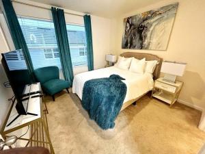 Ένα ή περισσότερα κρεβάτια σε δωμάτιο στο Luxurious family-friendly home in Oakleaf