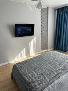 Posteľ alebo postele v izbe v ubytovaní VIP квартира в центре города, новостойка в ЖК Prestige Apаrtments, Ровно