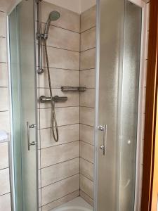 Koupelna v ubytování Apartmán Simmy