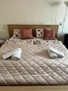 Postel nebo postele na pokoji v ubytování Apartmán Simmy