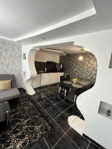 Χώρος καθιστικού στο Appartement diamant