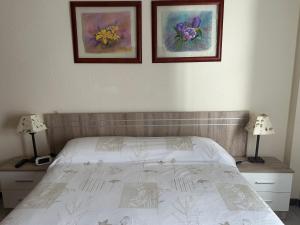 Postel nebo postele na pokoji v ubytování Laguna Beach Torrox Costa