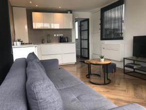 Quiet Waterloft near Amsterdam and Schiphol WS11的厨房或小厨房