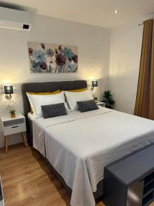 Posteľ alebo postele v izbe v ubytovaní Apartmani Vice