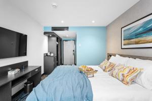 Postel nebo postele na pokoji v ubytování ibis Styles Paignton