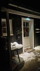 冬天的Marsvinslund bed and breakfast