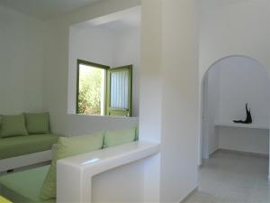 A seating area at Leros Eleonas ApartmentS