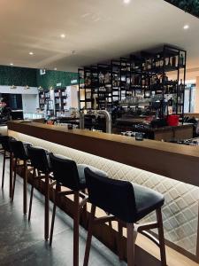 Restaurace v ubytování Woonlandschap De Leyhoeve Groningen