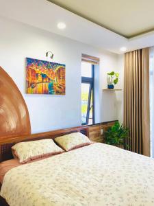 Postel nebo postele na pokoji v ubytování Laoxao Lakeview Homestay