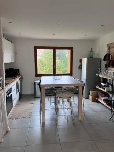 Dapur atau dapur kecil di T3 - coeur de Port-Vendres RDC Cour