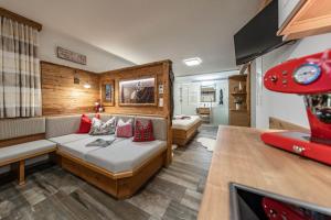 A television and/or entertainment centre at Apartment-Schöser