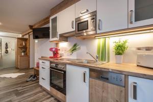 A kitchen or kitchenette at Apartment-Schöser