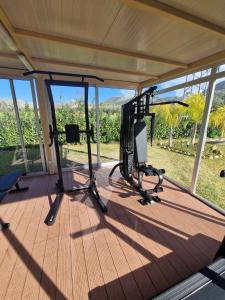 Fitnesscenter och/eller fitnessfaciliteter på Private villa relax 2 &spa