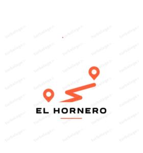 a logo template for an electronics company with a red marker at Apartamento El Hornero in San Rafael