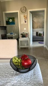 Kuchyň nebo kuchyňský kout v ubytování Apartament Różany