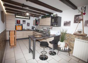 Kuchyň nebo kuchyňský kout v ubytování B&B Gianni