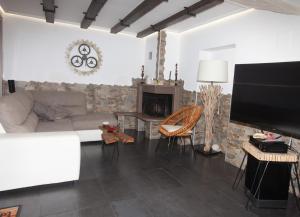 TV a/nebo společenská místnost v ubytování B&B Gianni