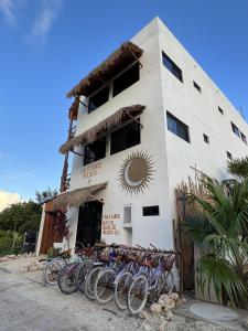 Jízda na kole v ubytování Kin studios holbox nebo okolí