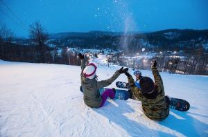 Nature Eco Suite in Wakefield Quebec om vinteren