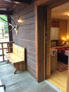 Posezení v ubytování B&B Gressoney