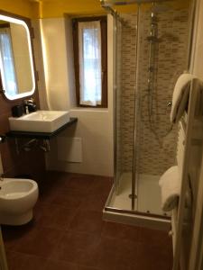 Koupelna v ubytování B&B Gressoney