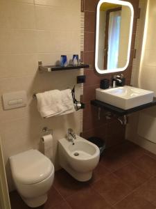 Koupelna v ubytování B&B Gressoney