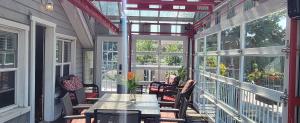 Balcon ou terrasse dans l'établissement Appartement Maufils