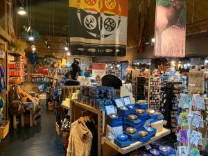 a store with a lot of items on display at Sunwapta Falls Rocky Mountain Lodge in Jasper