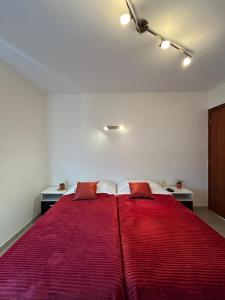 En eller flere senge i et værelse på Casa de Odoya