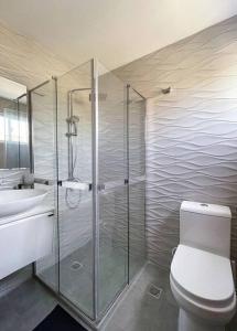 サントドミンゴにあるRefa 304のバスルーム(シャワー、トイレ、シンク付)