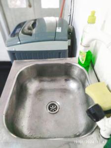 a sink in a kitchen with at Digital Nomads in Weligama