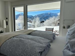 Nespecifikovaný výhled na hory nebo výhled na hory při pohledu z apartmánu
