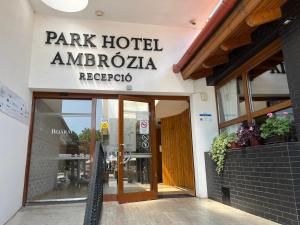 Certifikát, hodnocení, plakát nebo jiný dokument vystavený v ubytování Park Hotel Ambrózia