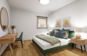 Ένα ή περισσότερα κρεβάτια σε δωμάτιο στο Mirabello Bay House