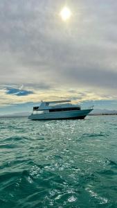 a large boat in the middle of the water at Edan Storm Yacht in Hurghada