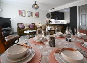 Posezení v ubytování Taigh Corpach