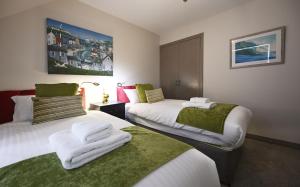 Postel nebo postele na pokoji v ubytování Taigh Corpach