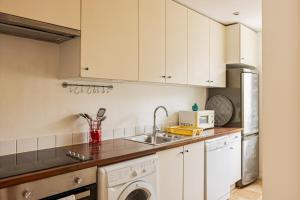 Kuhinja oz. manjša kuhinja v nastanitvi Paddington apartments