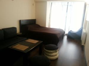 Postel nebo postele na pokoji v ubytování New Gudauri Apartment