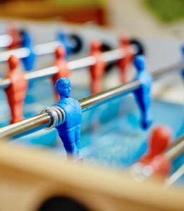 a close up of a toy man holding at Blockhütte Tirol in Ried im Oberinntal